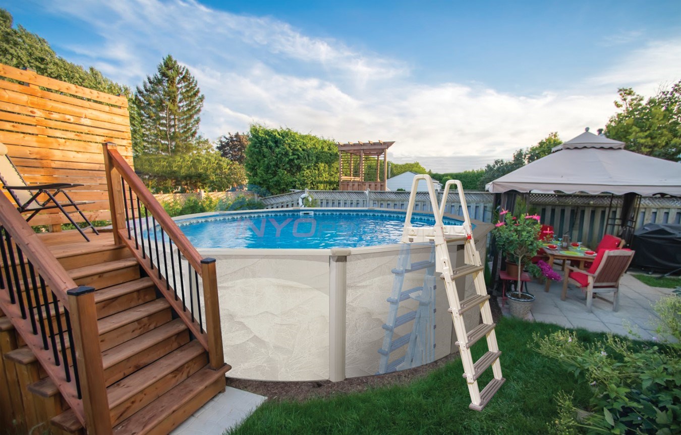 Confer Plastics Heavy Duty AFrame Ladder, Beige & Grey 7000X