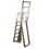 Confer Plastics Evolution Adjustable 48" to 54" A-Frame 5 Step Pool Ladder - 7100X