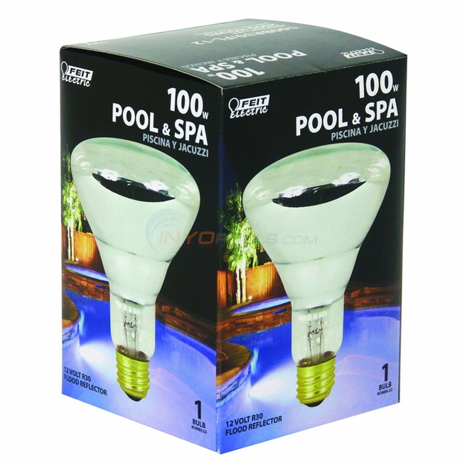 Fet R30 Feit Electric 100BR30/FL-12 100-Watt R30 12-Volt Pool/Spa Flood ...