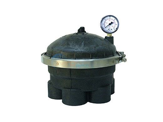 COMPLETE WATER VALVE 4 PORT 2" BLACK, PARAMOUNT