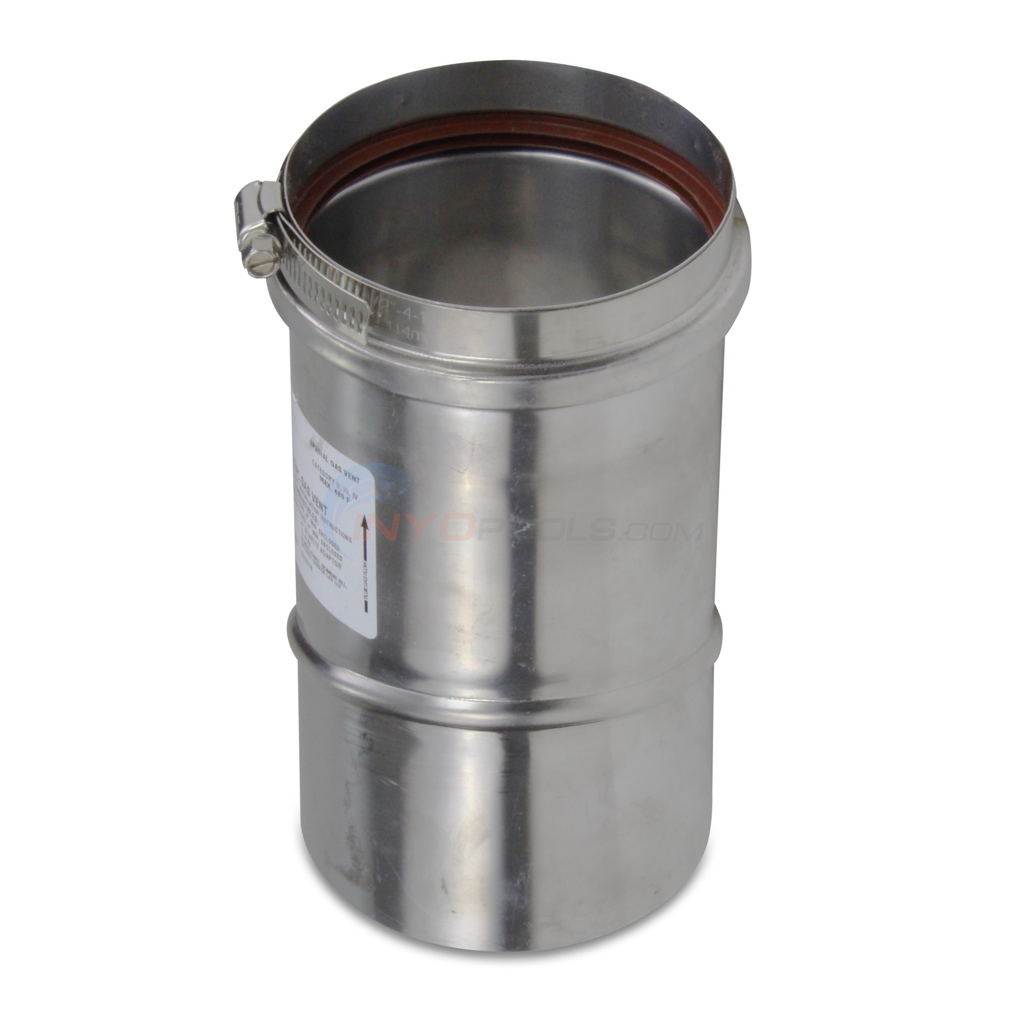 Appliance Adapter, Stainless Steel - Z Flex U.S. Venting