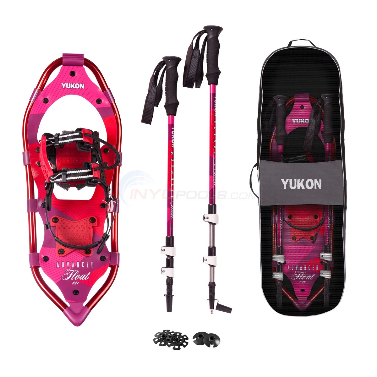 Yukon Charlie's Advanced Float Snowshoe and Trekking Pole Kit - Thumbnail 2
