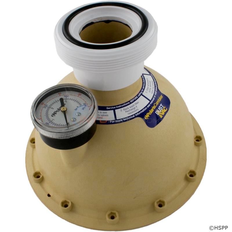 TOP HOUSING With PRESSURE GAUGE F/ DUST & VAC VALVE