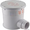 MOLDED FLOOR CANISTER ONLY, WHITE - CONCRETE (NEWLT)