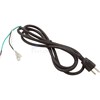 CORD FOR POWER SUPPLY (3-Wire, Green, Black, and White)