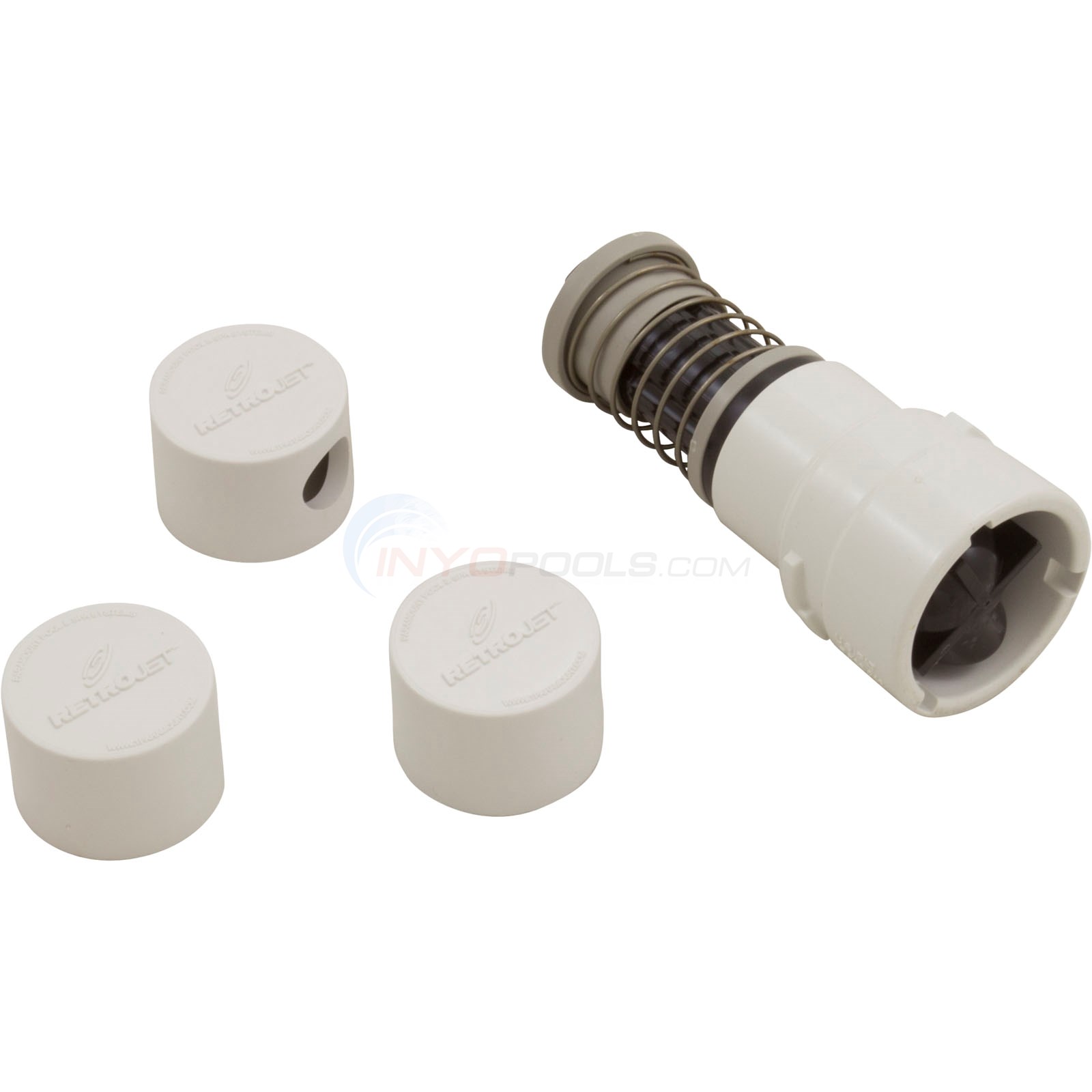 Nozzle, Retro Caretaker 99 (white) (004-652-4954-01) - INYOPools.com
