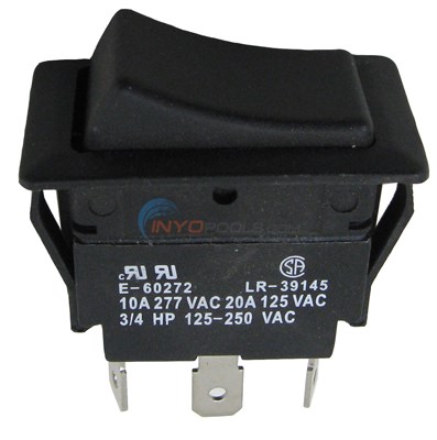 Spa Parts Plus Switch, Rocker Spdt-20a-necon (271152) - INYOPools.com