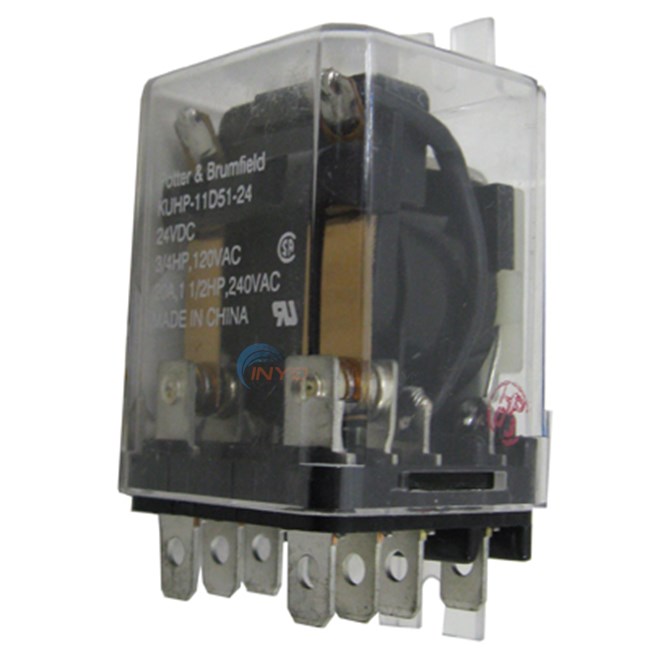 Master Distributors Relay, Dust Cover, Dpdt, 24 Vdc Coil (kuhp11d51-24)