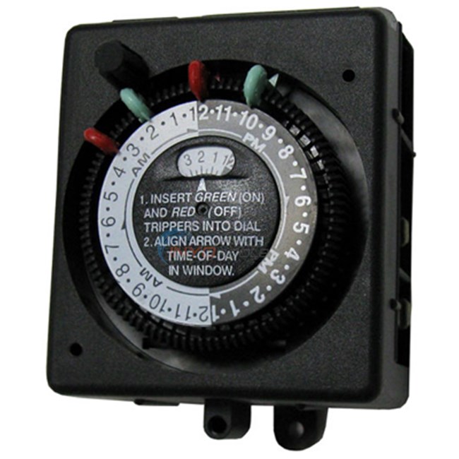 Intermatic Timer,spst-125v 24hr Mechanical 2 On/off (pb913n84)