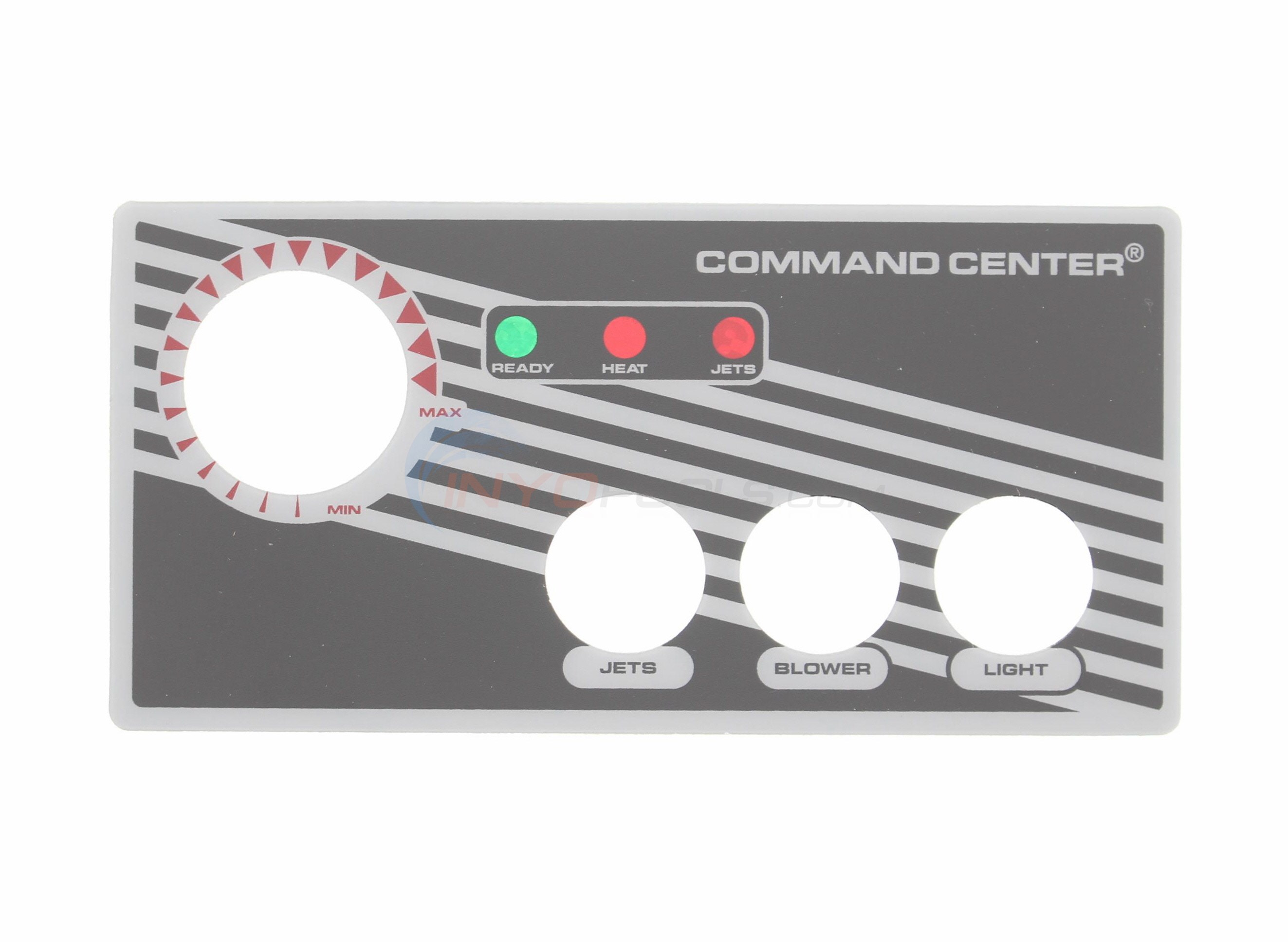 LABEL / FACEPLATE  3 BUTTON SC