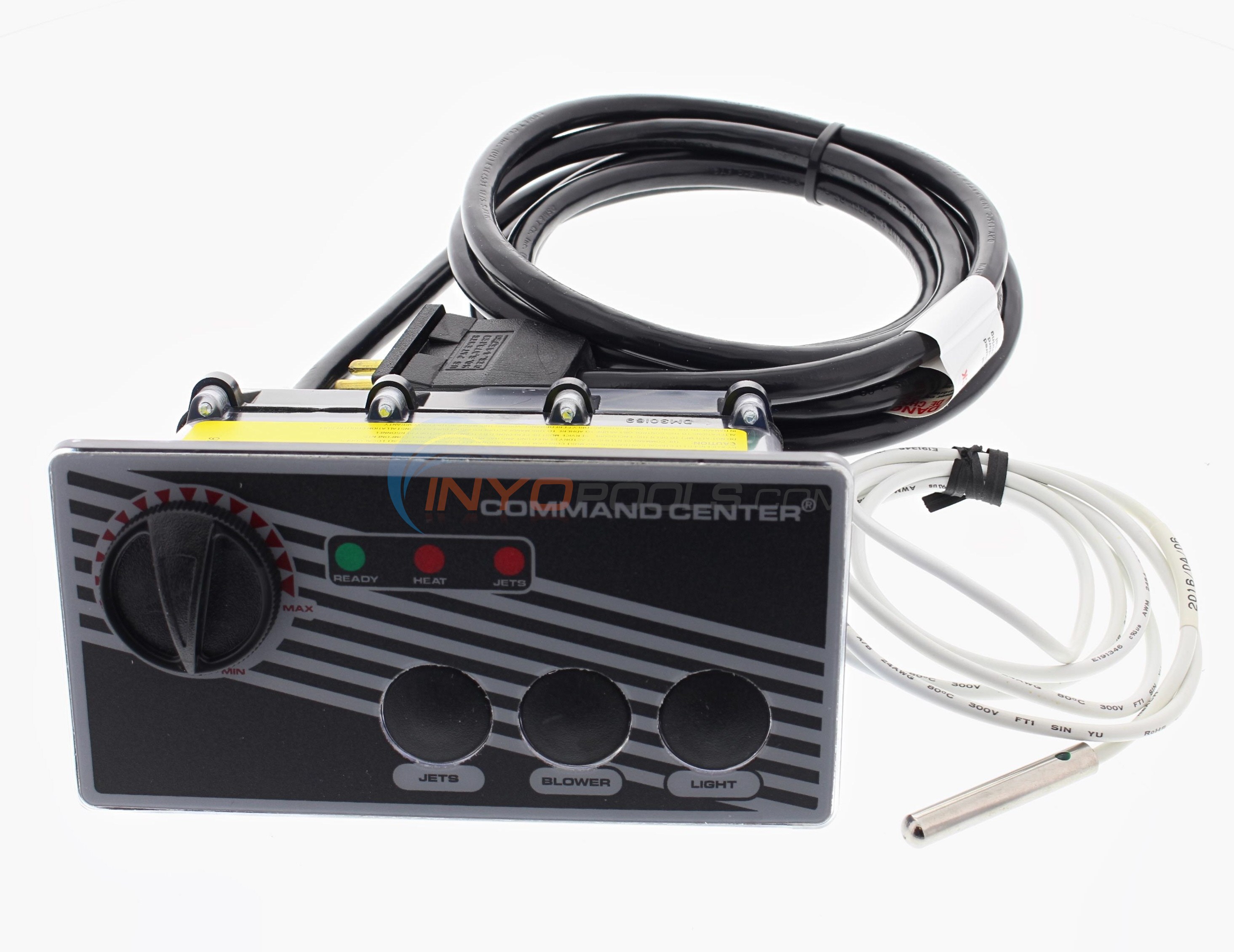 CONTROL,3 BUTTON COMMAND CENTER 240V