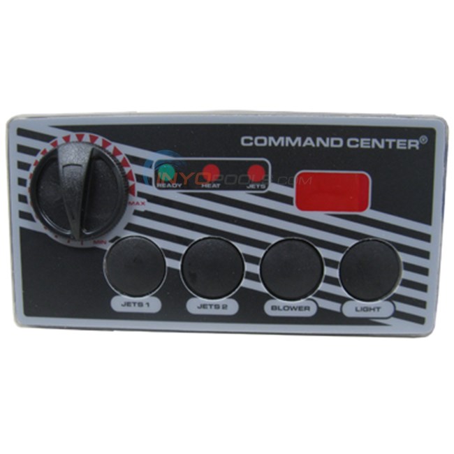 Hydro Quip Spaside Control, 4 Button, 120v, 6' Cord (34-0037a-s)