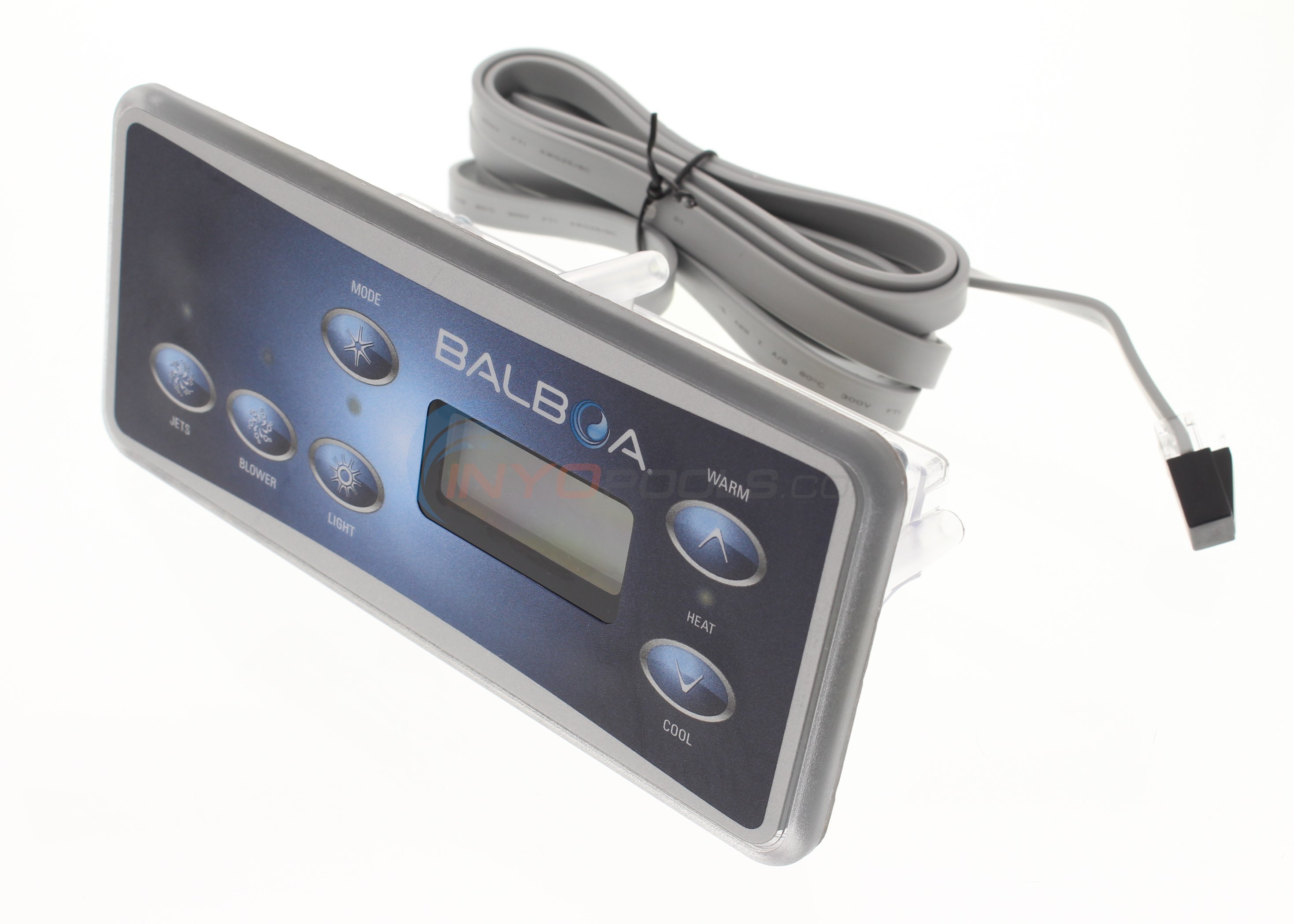 Panel, Serial Std Digital, Jacuzzi F108/109(1Jet, 1Blwr)