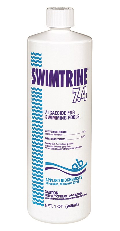 Eliminator Copper Algaecide for Pools, 1 Qt NY110
