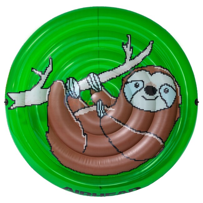 Airhead Pool Float - Pixelated Green Sloth - AHPF-068