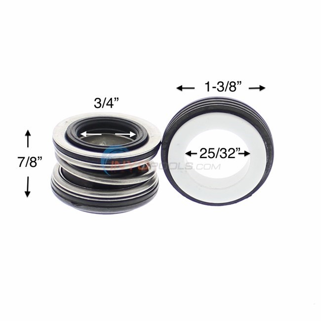 50.8" 2" Cartridge Mechanical Shaft Seal S145 Single Cartridge Pump Seal 