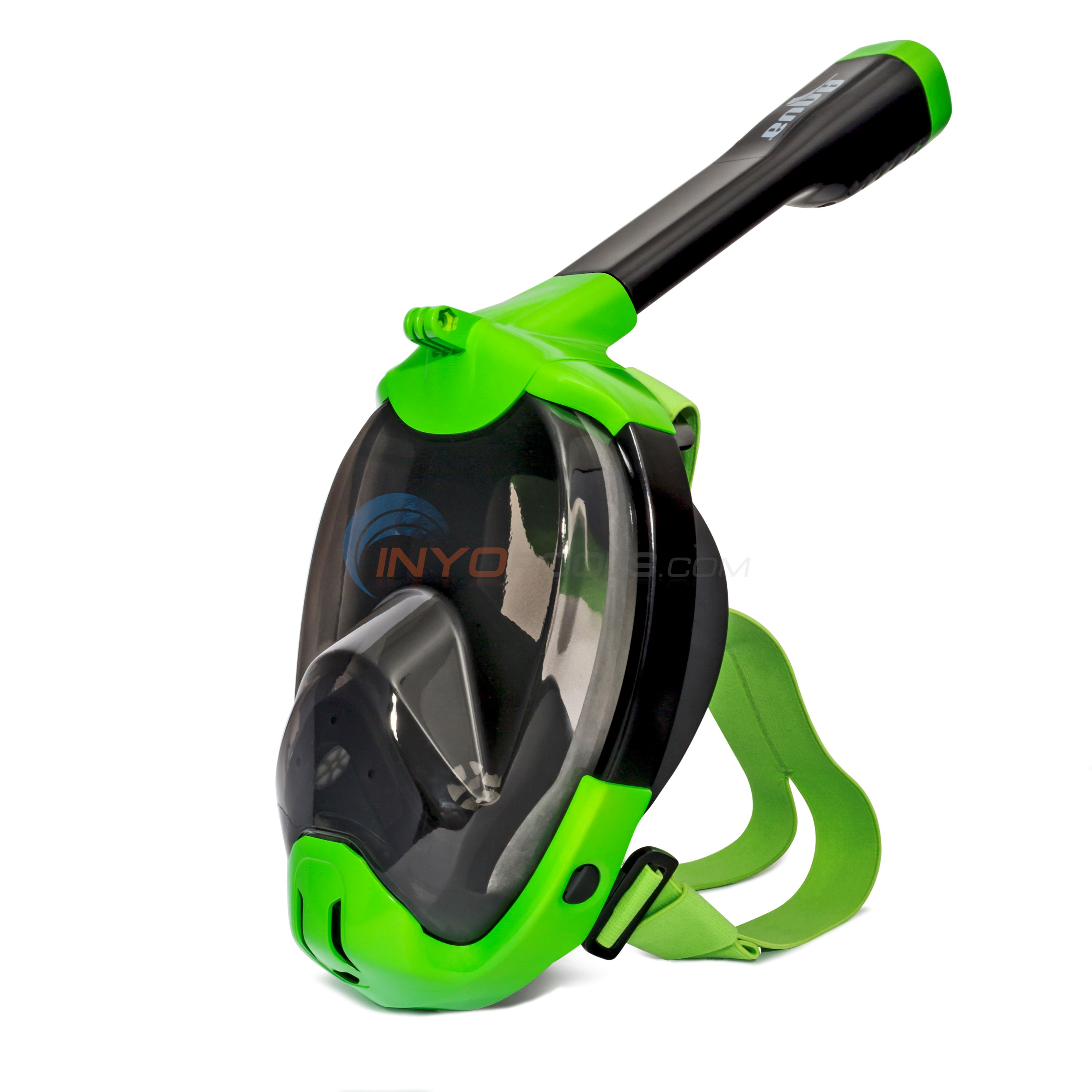 Calypso Full Face Snorkel Mask Adult Green & Black Large/XLarge