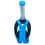 Aqua Leisure Calypso Full Face Snorkel Mask Adult White & Blue - Small/Medium - AQM20745WH