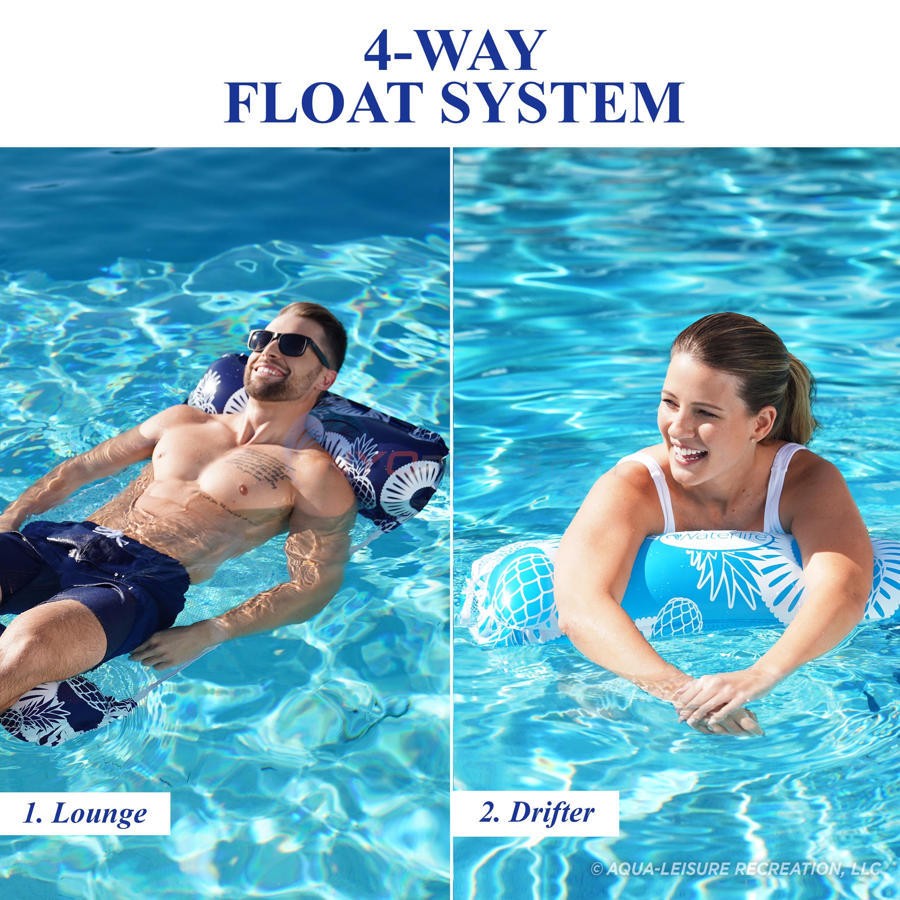 Best HD Pictures about  Waterlife 4 In 1 Pool Hammock 2 Pack  with No AI Images