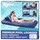 Aqua Leisure Aqua Premium Convertible Pool Lounger - Navy/Green/White Stripe - AZL16997P2