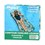 Aqua Leisure Aqua 18-Pocket Inflatable Contour Lounge - Heavy Duty, Teal Ferns - AZL17289TL
