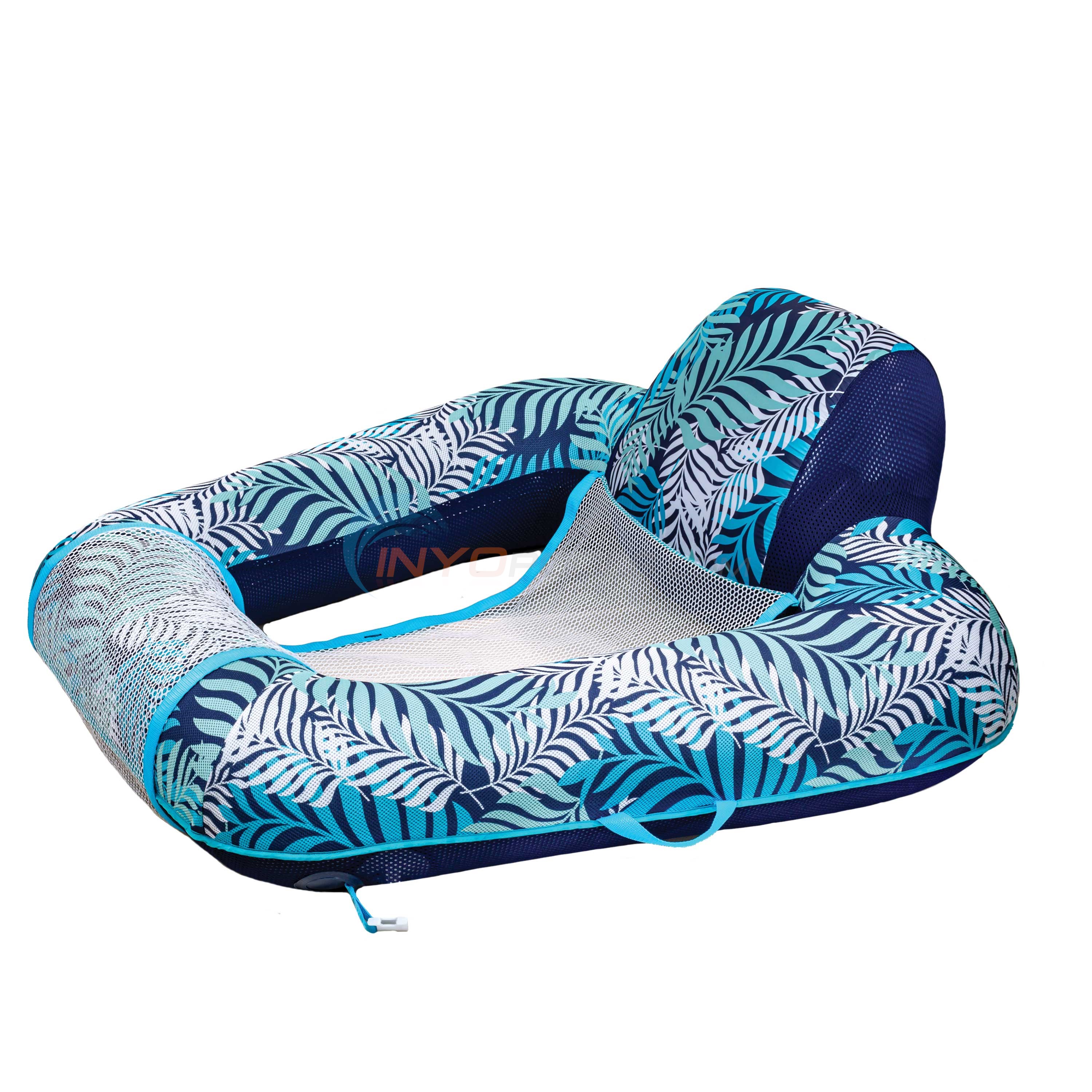 Aqua Leisure Zero Gravity Pool Chair Lounge - Teal Fern, Blue Teal