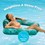 Aqua Leisure AQUA Zero Gravity Pool Chair Lounge - Teal Fern, Blue Teal - AZL17290TL