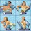 Aqua Leisure Aqua 4-in-1 Monterey Hammock Supreme XL (Longer/Wider), Resort Ultra Soft Fabric, Multi-Purpose Adult Pool Float, Antigua Blue (Single) - AZL18904Z