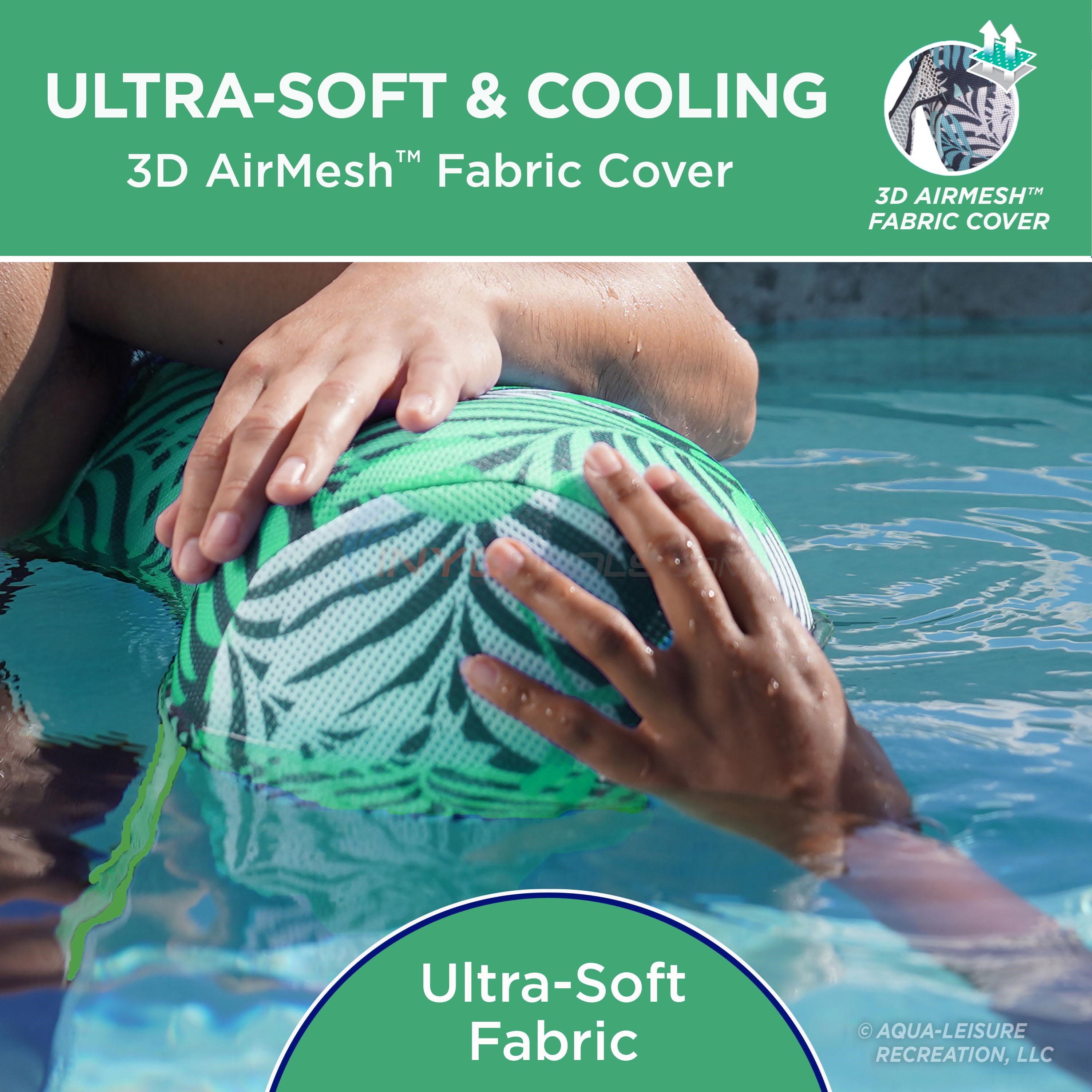 Aqua Leisure Aqua Inflatable Noodle Chair Teal Fern