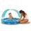 Aqua Leisure Lazy River Kiddie Pool with Two Duckies - Removable UPF50 Sunshade Canopy - AZP15225Z