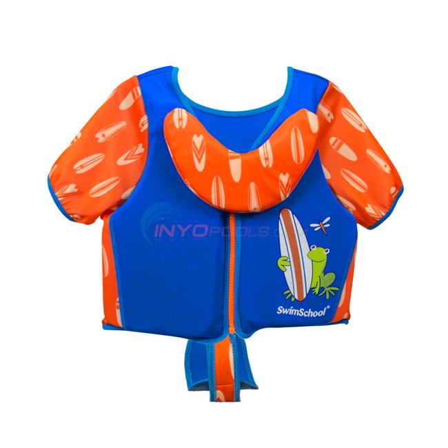 Swim Trainer Vest - Blue/Orange