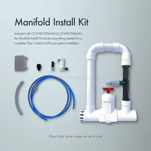 Clear Comfort Sys-Man Bundle Includes CCW100 Pool System & CCW Manifold ...