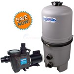 Waterway Combo Champion 1.0 HP Max Rate Pool Pump And ...