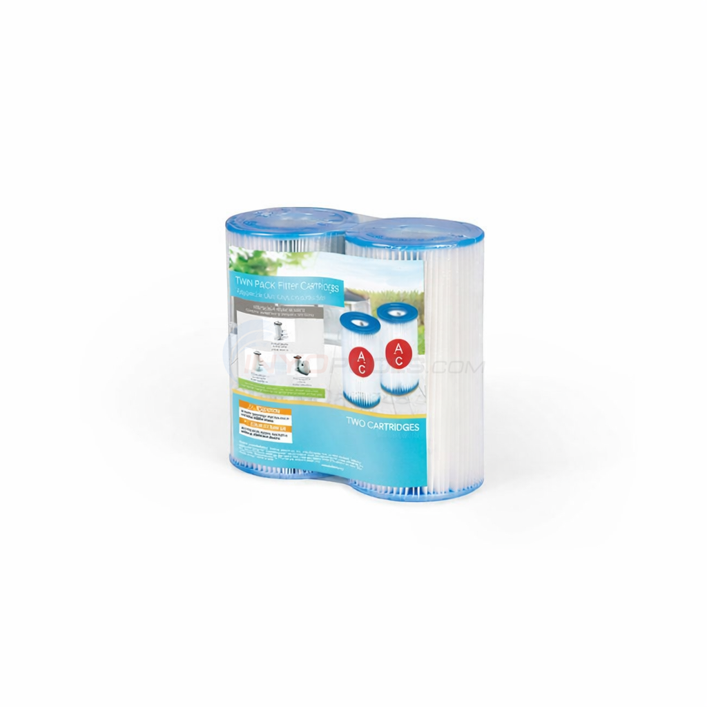 Pureline 2 Pack for  Intex 29002E Type A Pool Filter Cartridge Filter Pumps