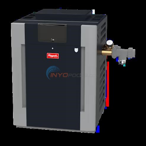 Raypak Heater 206K BTU LP (Liquid Propane)  ELE ASME Cupro Nickel With Bronze Headers