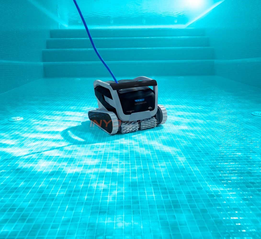 Maytronics Dolphin E70 Inground Pool Cleaner, 60 Ft Cable, All Pool Surface Types, Built-in Wifi - Model 99996712-XP