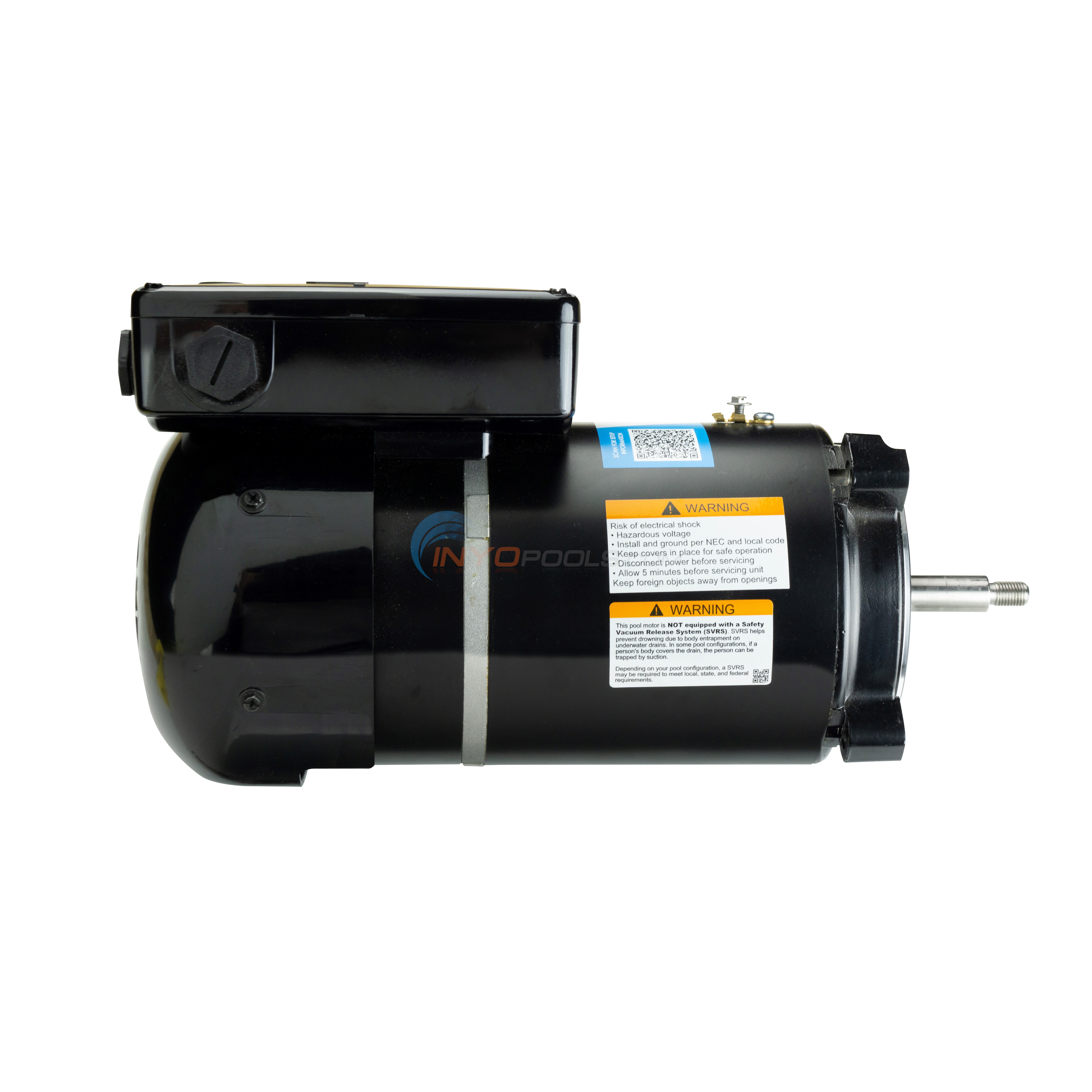 A.O. Smith Century® V-Green EVO™ 2.25 HP Variable Speed Pool Pump Motor - EVC225  Up-Rate | Round Flange 56J Frame | Variable Speed