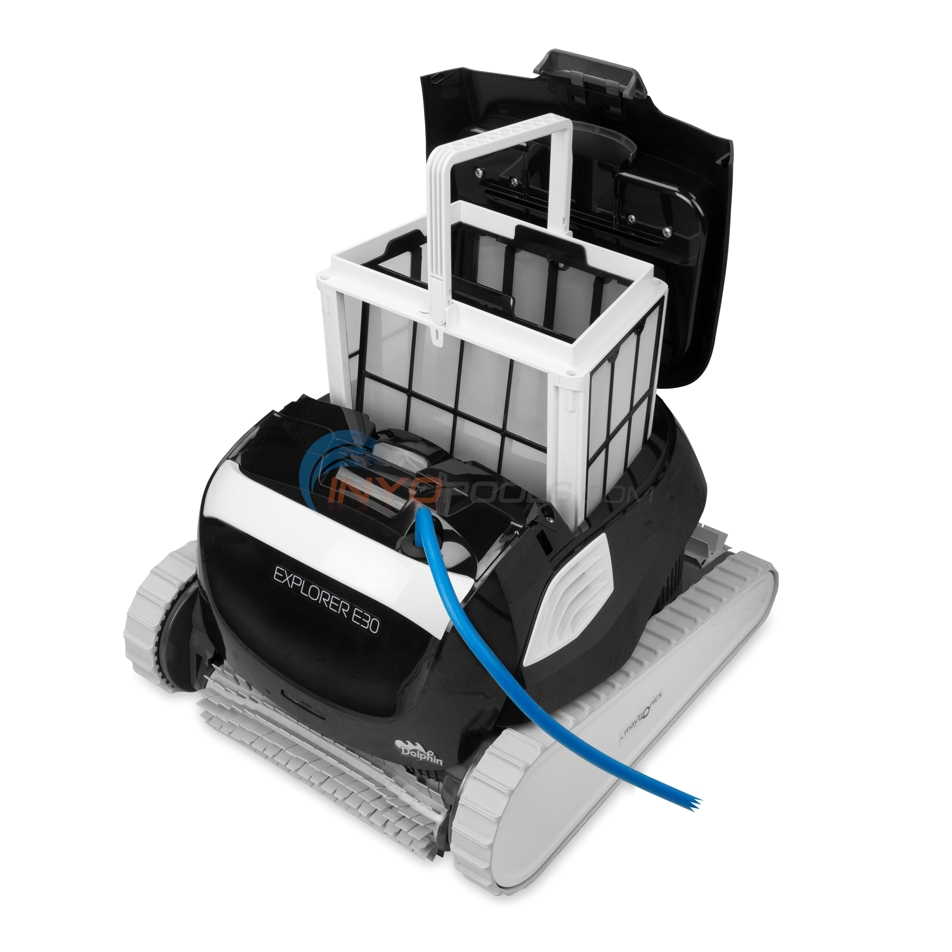 Maytronics Dolphin E30 with Wi-Fi Inground Pool Cleaner, 60 Ft Cable, All Pool Surface Types - Model 99996240-XP - 99996241-XPI