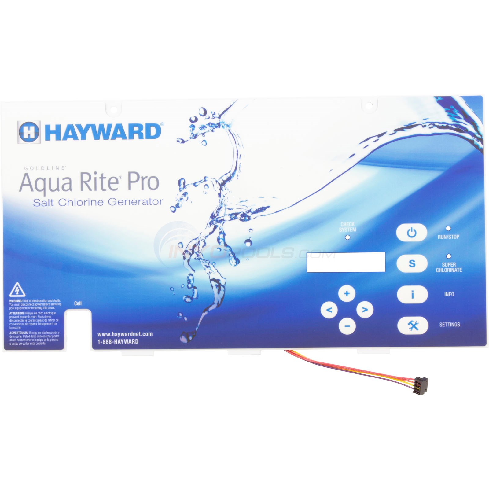 Display, Membrane Key Pad, Aqua Rite Pro