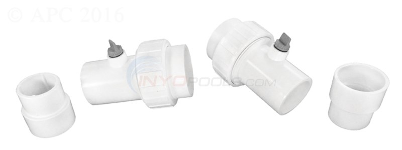 Raypak Heat Pump Union Kit with Drain Plug, 2 Pack - H000317 - INYOPools.com