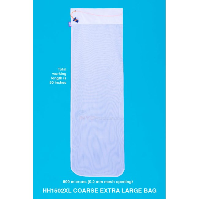 HammerHead Coarse Bag with Cleat, Extra Long, 800 Micron - HH1502XL
