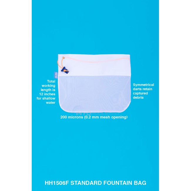 HammerHead Standard Mesh Short Debris Bag with Cleat, 200 Microns - HH1506F