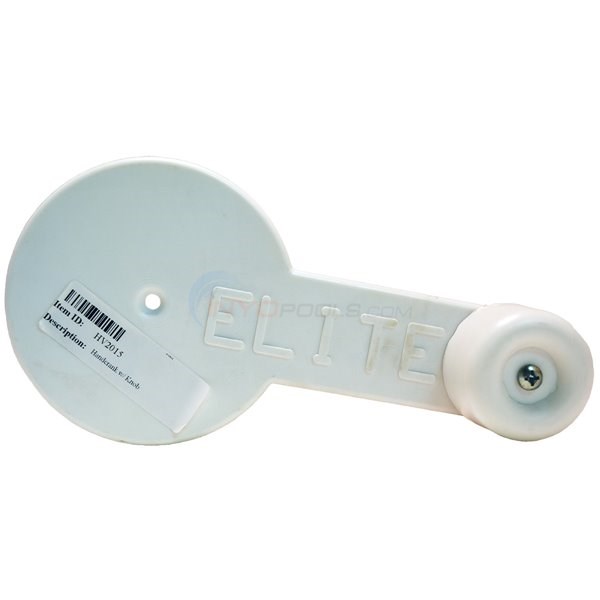 Horizon Solar Reel Hand Crank with Knob, Compatible with HV18, HV24, HV28, White - 2015