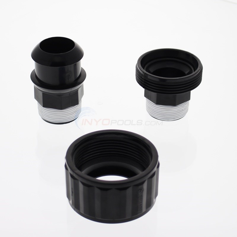 Hayward Union, 1-1/2" MPT x 1-1/2" MPT, Black- SP1480BLK