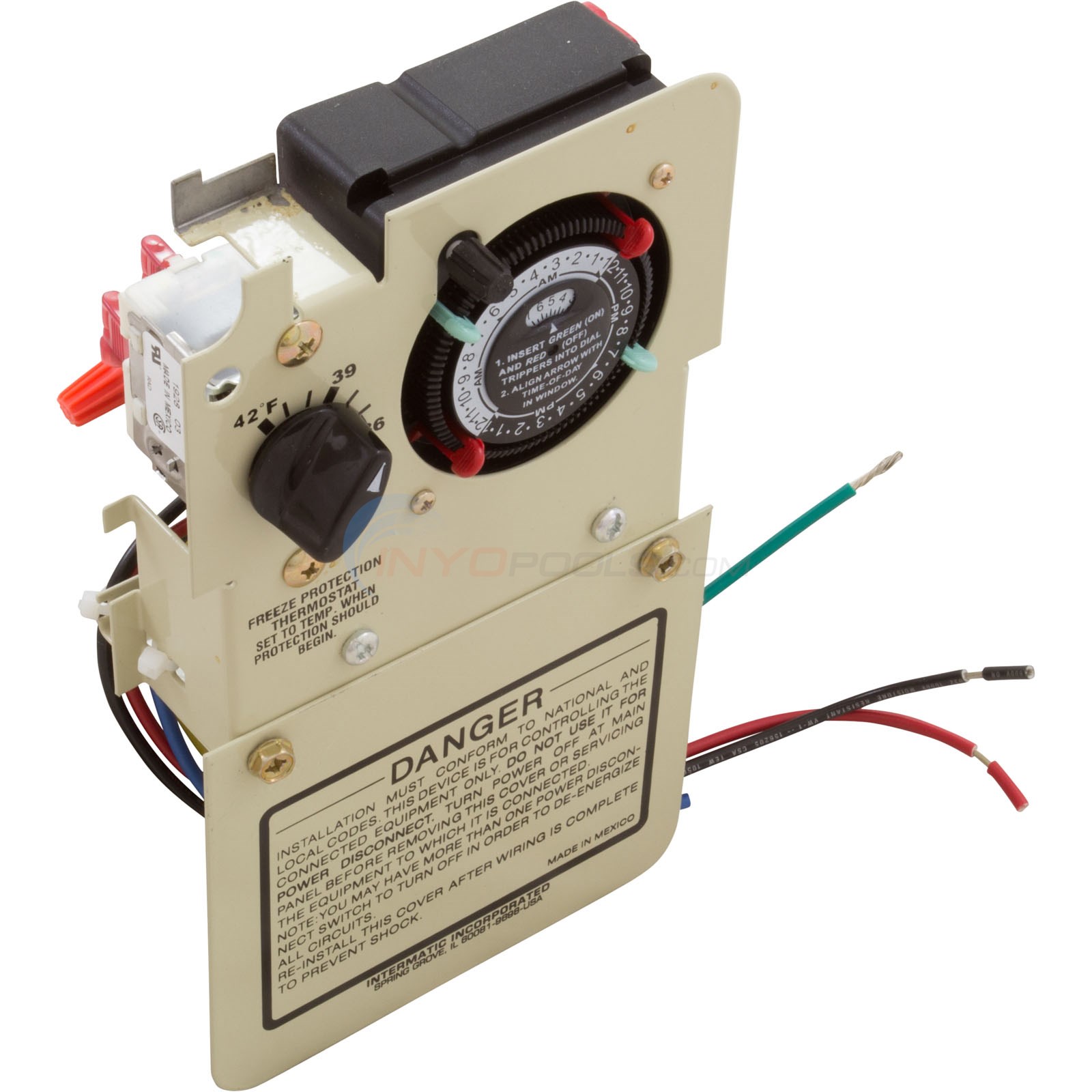 Intermatic Freeze Protect Mechanism with Thermostat and Timer 240V