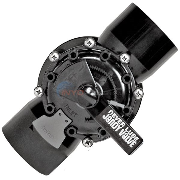 Jandy Never-Lube Pool and Spa 2-Way Diverter Valve, 2" Inside, 2-1/2" Outside Slip - 4716