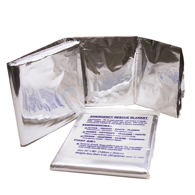 SMALL FOIL EMERGENCY BLANKET 56"X80"