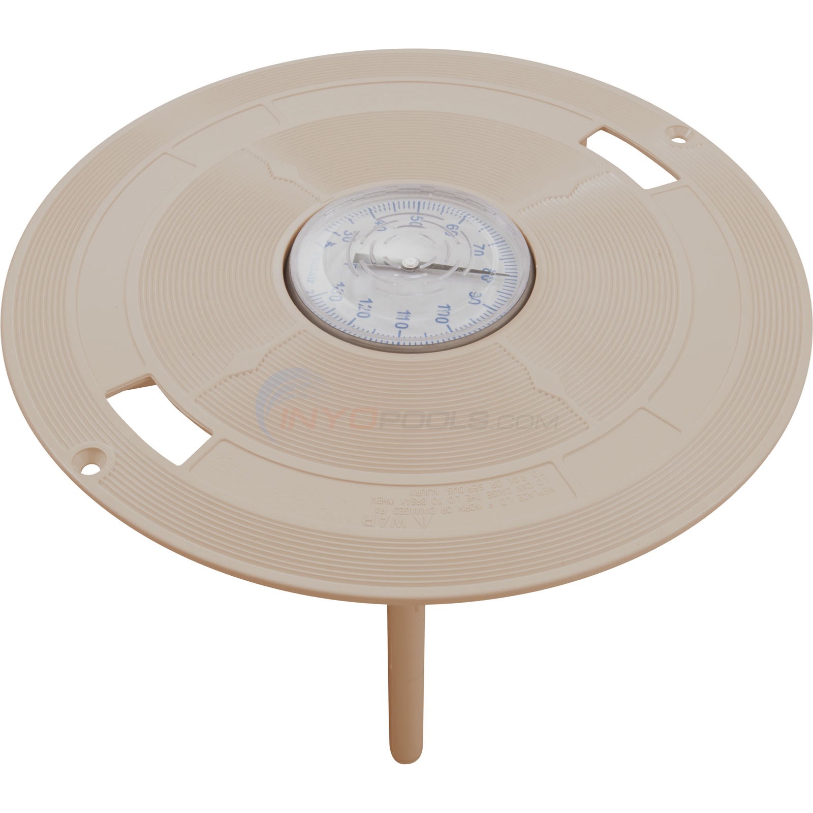 Pentair (Swimquip) Skimmer Lid with Thermometer, Tan L1B