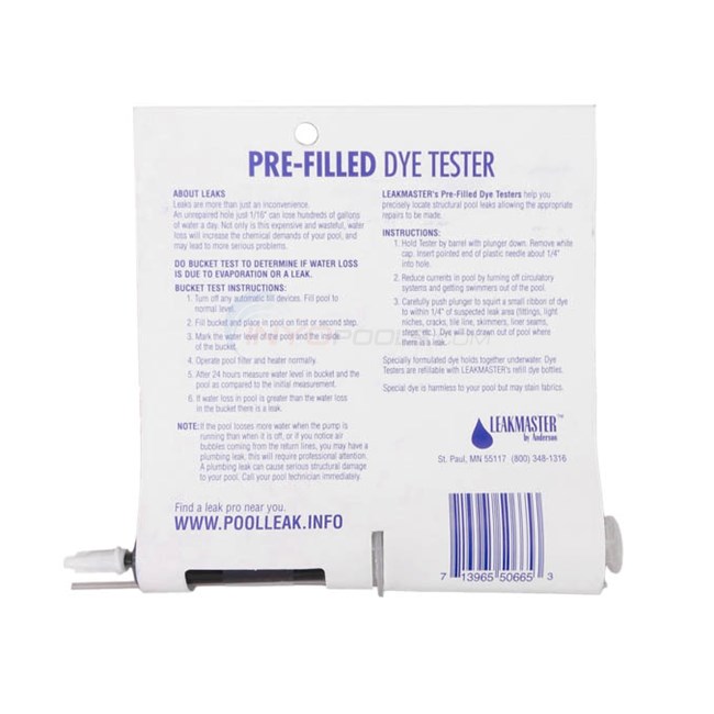 Anderson Manufacturing Company Leak Detection Pre-Filled Dye Tester - DT601