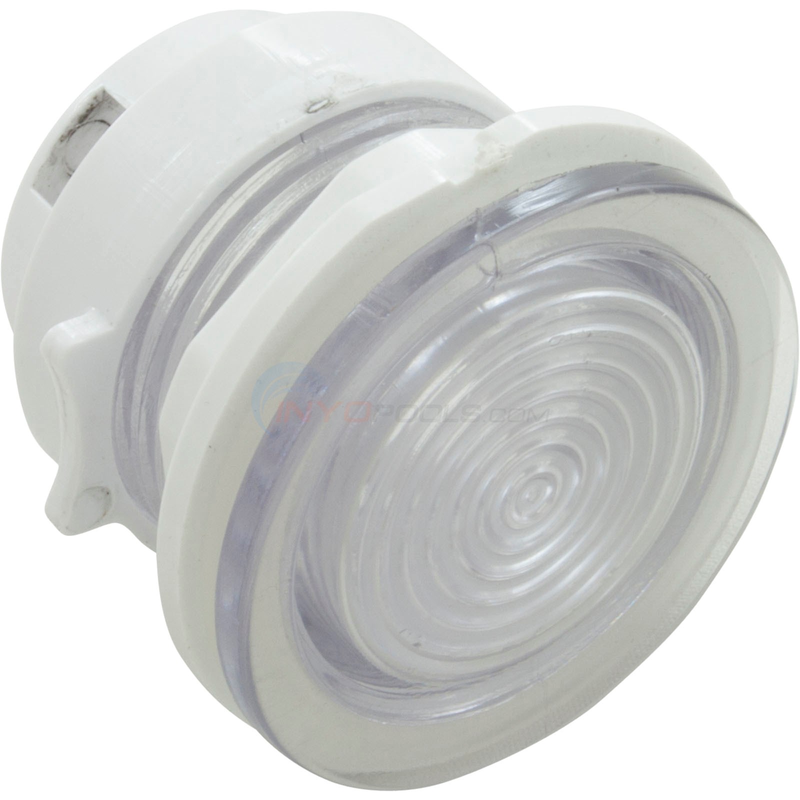 Waterway Light Lens, Mini, 2-1/8" fd, 1-1/2 hs, w/ Nut & Reflector